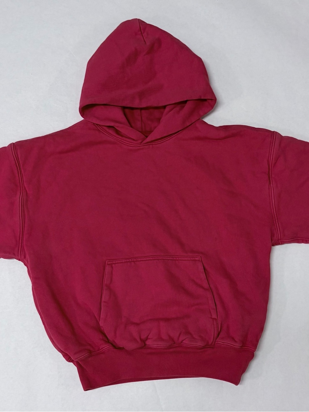 Kids YZY gap Cozy Hooded Sweatshirt - RED